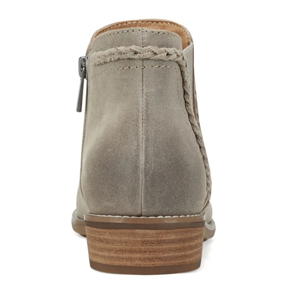 Women's Earth Nika Round Toe Stacked Heel Casual Boots Size 7 - Picture 4 of 9